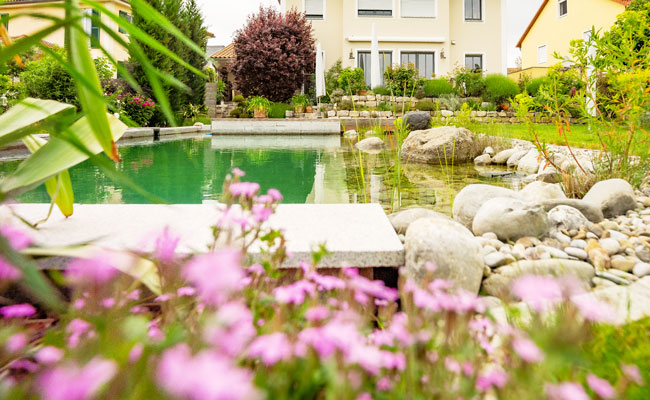 Schwimmteich bauen lassen – Ihr Poolbauer in Ingolstadt Natürlich schöner Schwimmteich für Ihren Garten